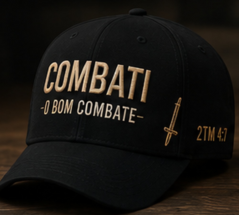 Boné Combati — vista lateral