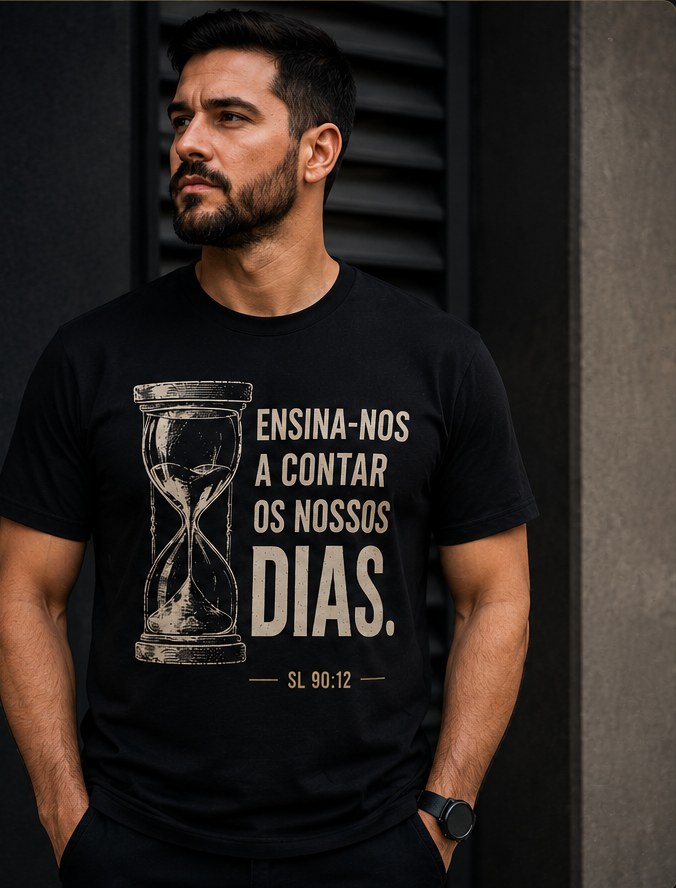 Camiseta Contar os Dias — frente